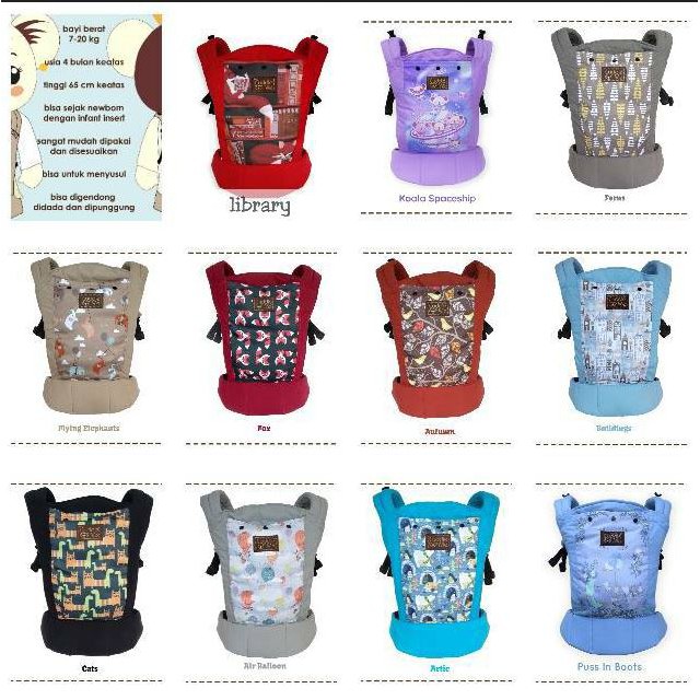 Cuddle me gendongan ergonomis ssc lite carrier litecarrier