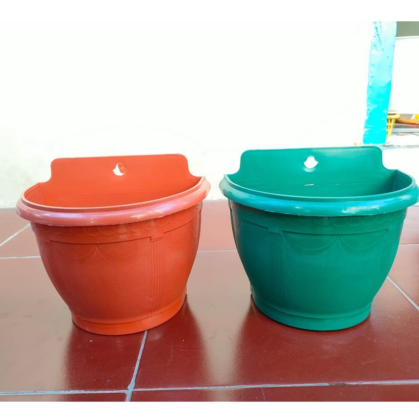 JET - pot dinding GARDEN warna - pot tembok - pot bunga - pot plastik