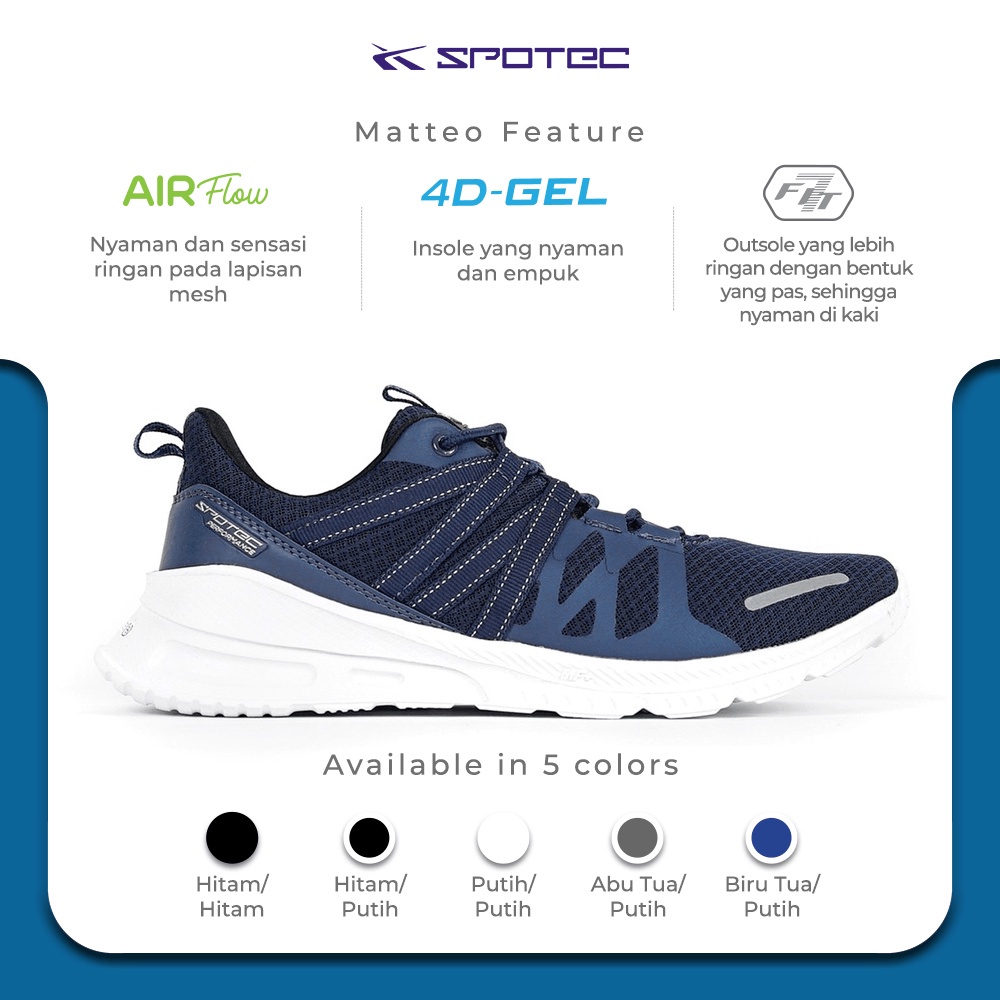 Sepatu Running SPOTEC MIDTOWN