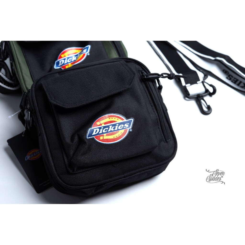 tas selempang Dickies model kotak slingbag Waistbag unisex