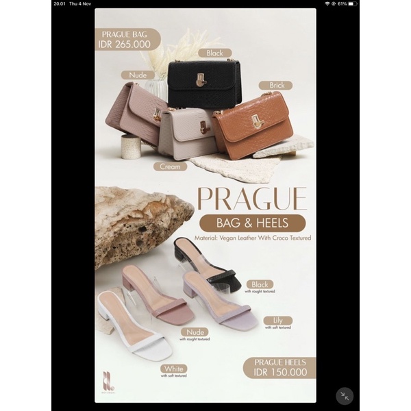 READY PRAGUE BAG NUDE & BLACK LOCAL.ID / PRAGUE BAGS BY HEYLOCAL.ID