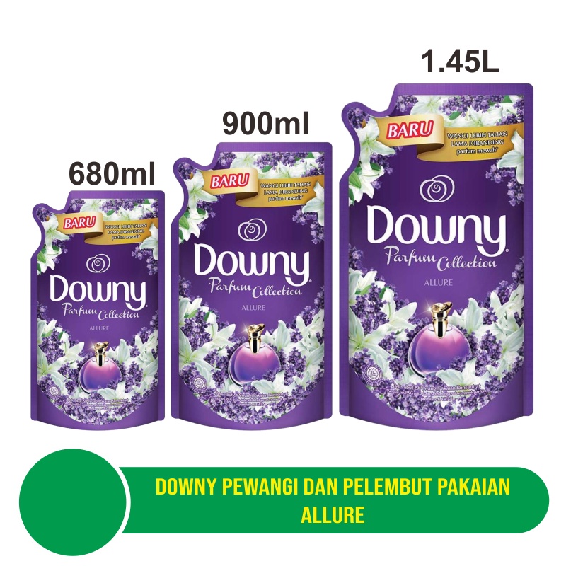 Downy Pewangi dan Pelembut Pakaian Konsentrat Allure 1.45 L / 900ml / 680ml