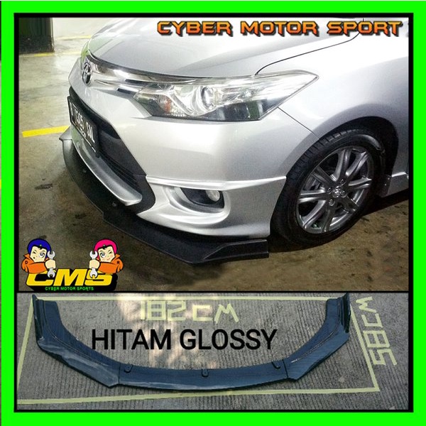 lips bumper vios universal. splitter bumper depan vios gen1 gen2 limo