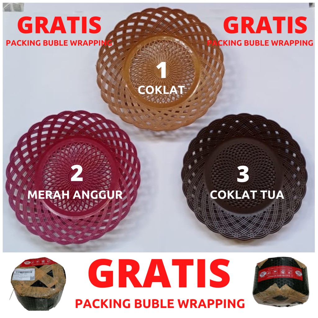 Toko Grosir Cod Murah Piring Anyaman Rotan Plastik  Murah, Grosir  & Eceran aKE6dNAIJONgda