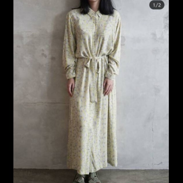 Catelia dress floral lime by Trickntricky / Trick&tricky / Trick and tricky (TNT)