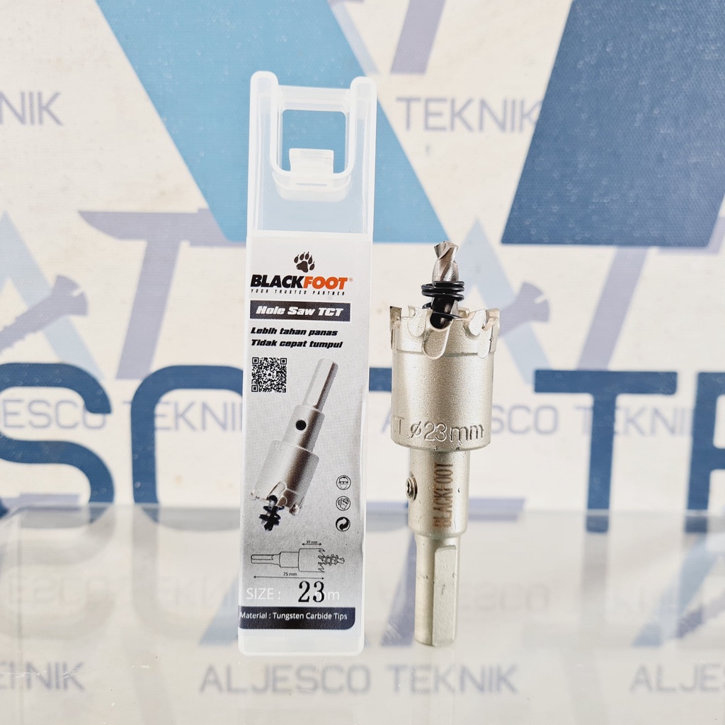 BLACKFOOT TCT HOLESAW 23MM TCT STAINLESS HOLE SAW