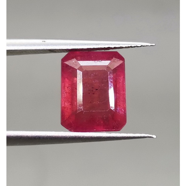 Batu Akik Natural Ruby Merah Delima Kotak Original