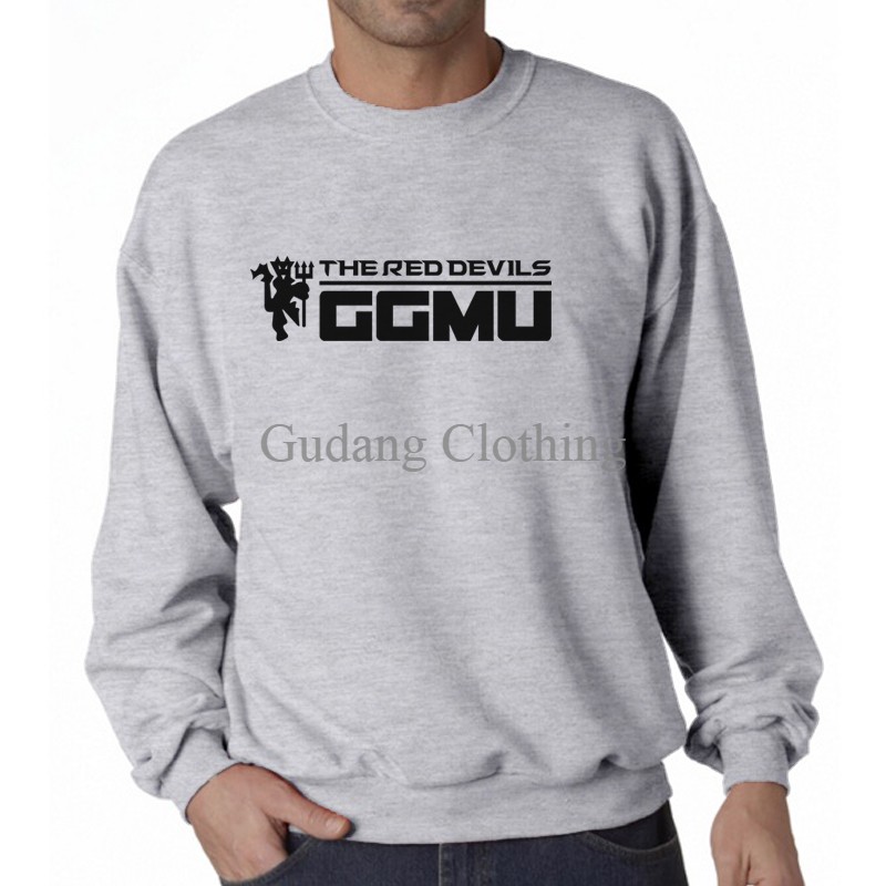 Sweater Crewneck Premier League Manchester United Sweater Oblong Premier League Manchester United Sw