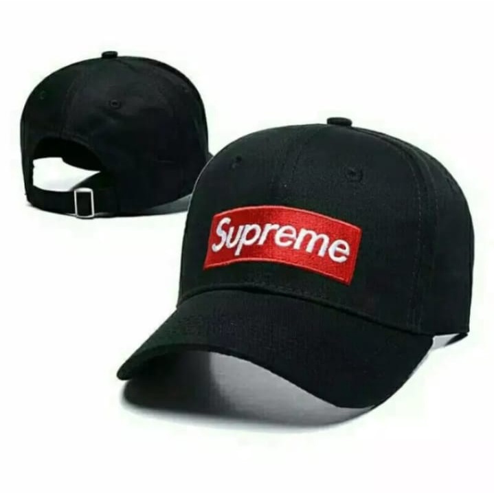 Topi Supreme Murah / Topi baseball Supreme dewasa ada besi di belakangnya