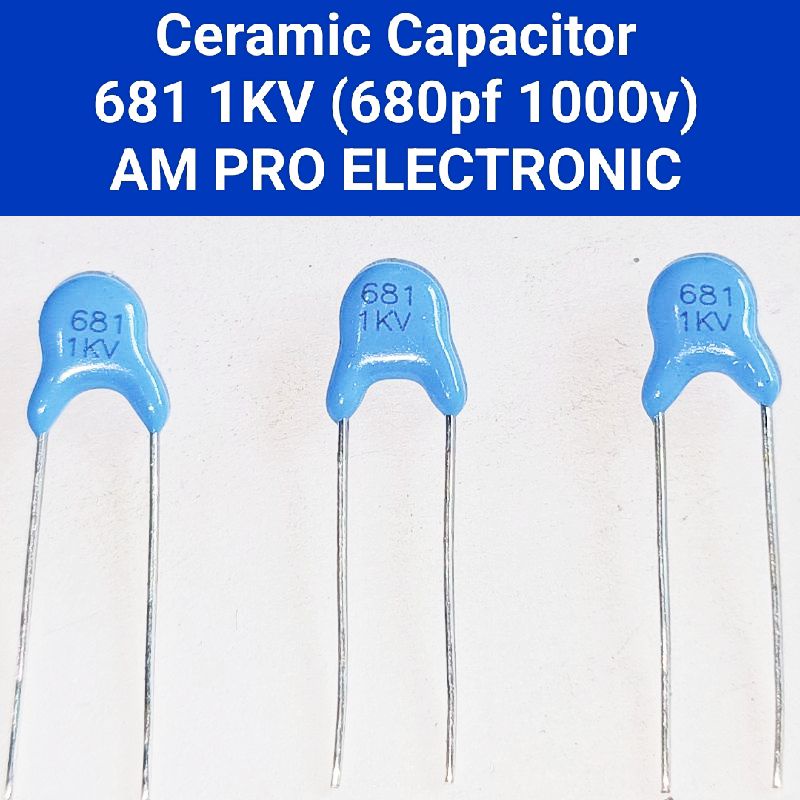 Ceramic 681 1KV 680pf Kapasitor Keramik 1000v 680 pf Capacitor