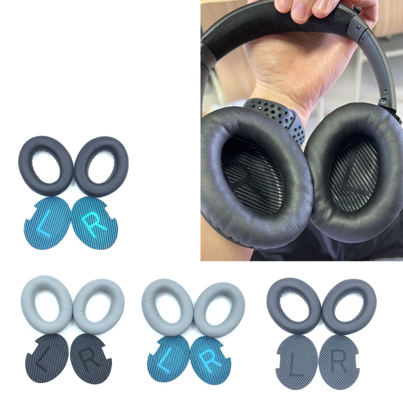 Btsg Busa Bantalan Telinga Headphone Bahan Kulit Domba Untuk QC25