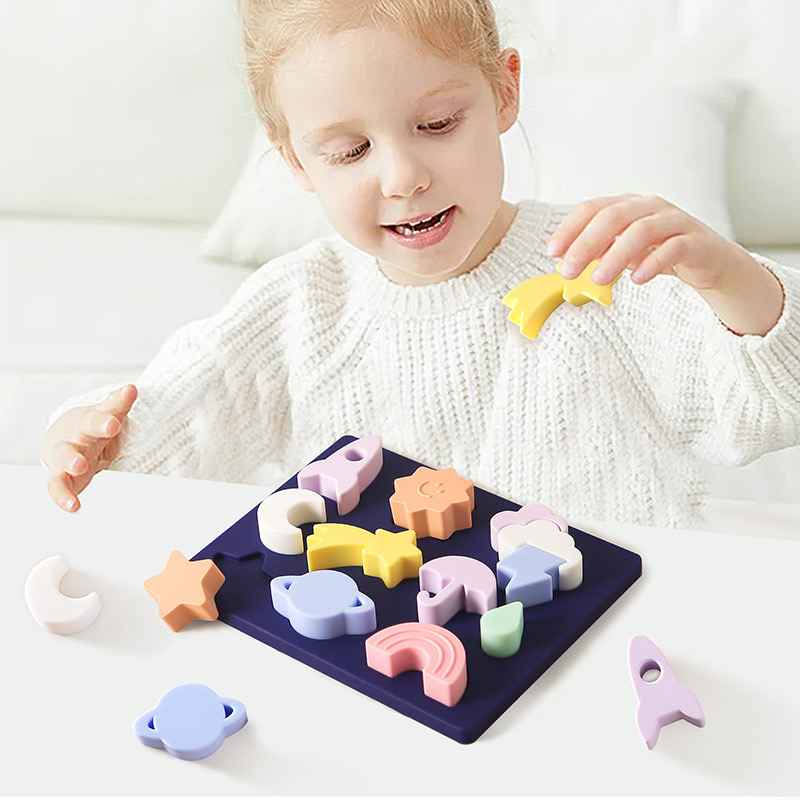 SILICONE WEATHER PUZZLE | Mainan puzzle karet bayi anak edukasi