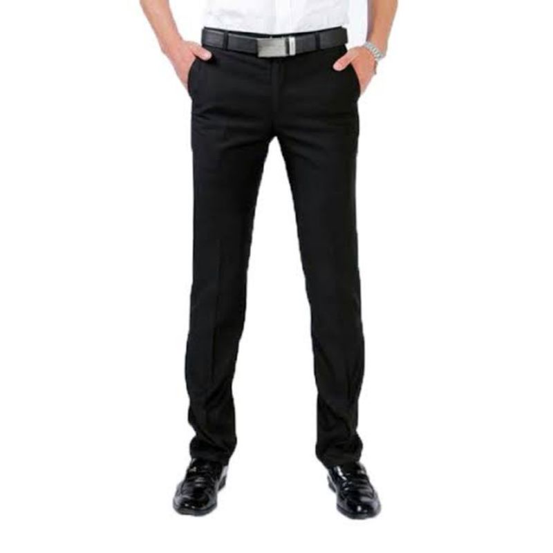 celana kain slimfit pria / celana formal pria / celana kain hitam pria / celana kerja pria