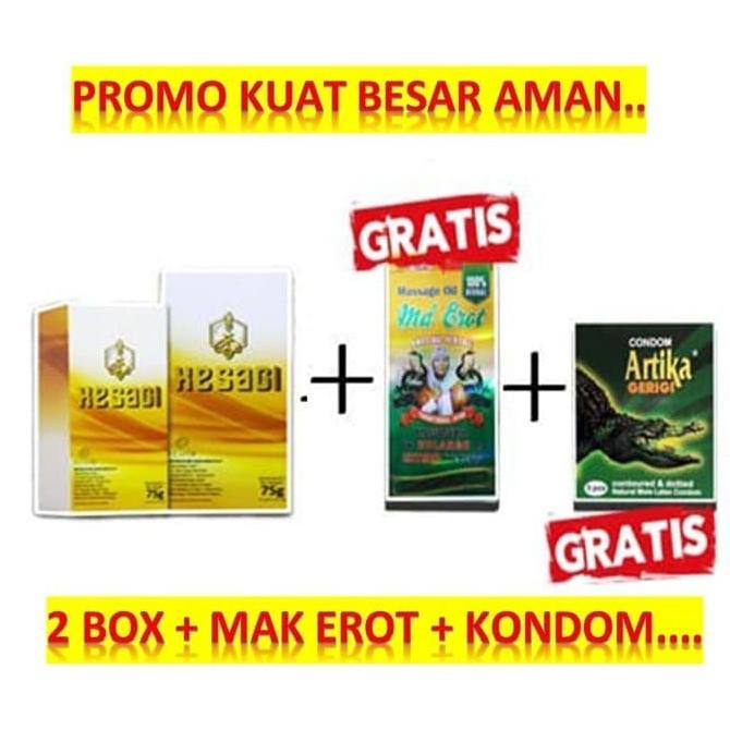 [Promo] Termurah Promo 2Box+Bonus Paket Obat Herbal Pria Kesagi/ Kosagi - Obat Obatan - Medis - Herb