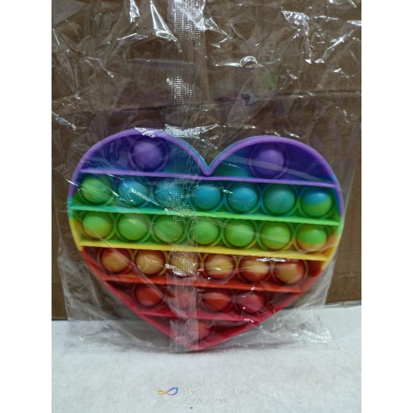 Mainan Pop it Anak Rainbow-LOVE
