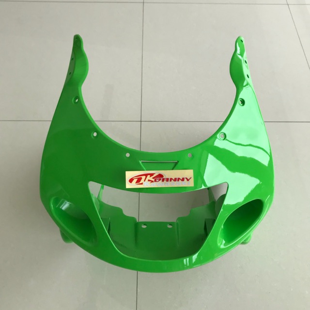 Batok lampu depan ninja rr old hijau batok fairing depan ninja rr old hijau SE cowling upp