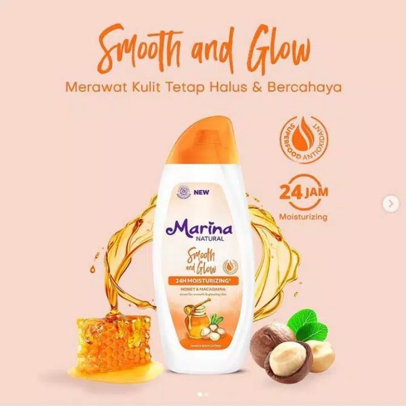 Marina Natural Hand &amp; Body Lotion