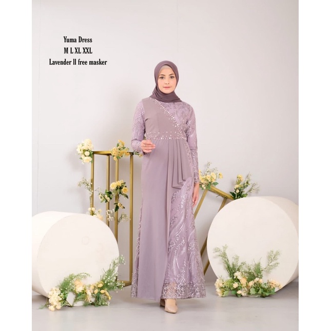 YUMNA DRESS // GAMIS PESTA // GAMIS TERBARU // GAMIS MODERN // GAMIS KONDANGAN // KEBAYA MODERN // KEBAYA GAMIS