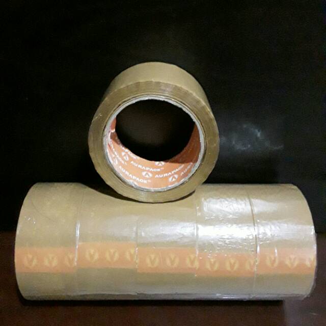 

Lakban coklat Aurapack 2' (48mm), panjang 90 yard