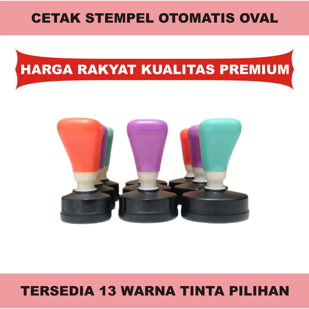 

Cetak Stempel Flash Oval