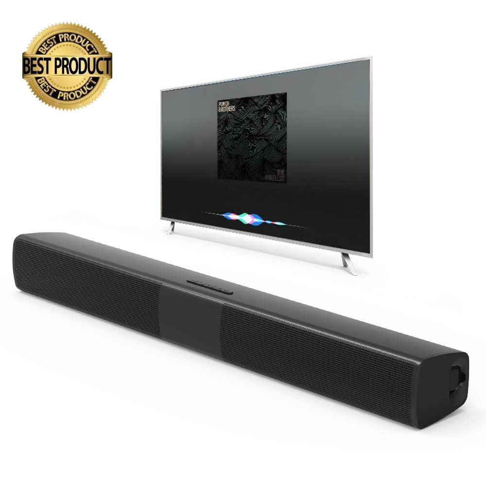 DOOLNNG Soundbar Bluetooth Speaker Home Theater Bass 20W BS-28B