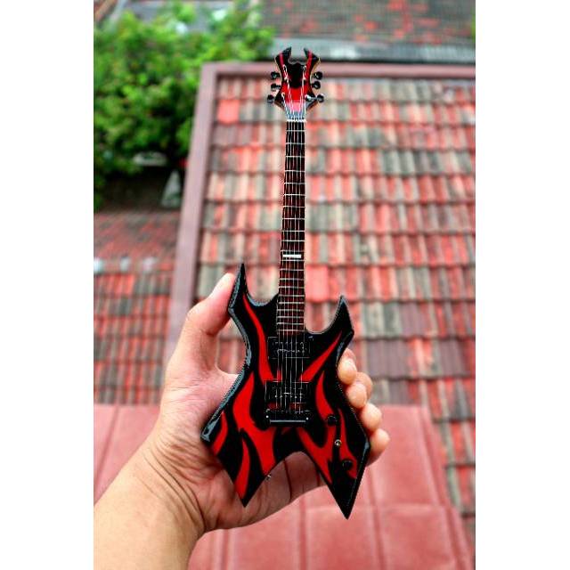 Miniatur Gitar BC Rich Black BEAST Kerry King Slayer Signature