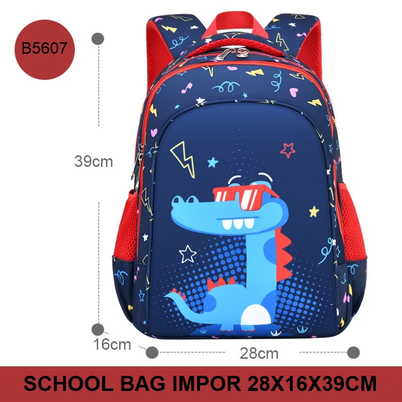 DRAB5607 Tas TK / Tas Sekolah Impor / Tas Playgroup.