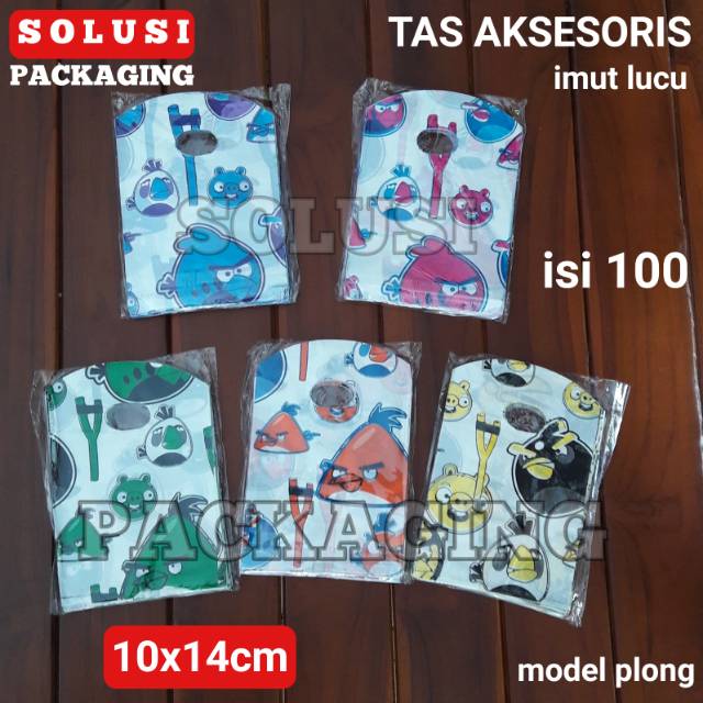 

ISI 100 PCS PLASTIK AKSESORIS IMUT LUCU 10X14CM-TAS PLASTIK TAS MALL PLASTIK POUND POND