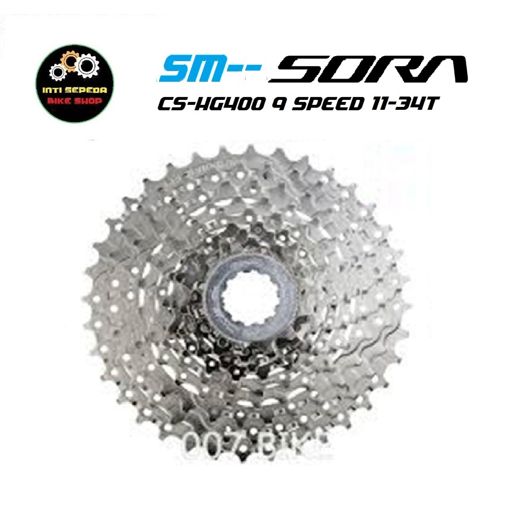 sprocket sora hg400 9 speed 11-34t shimano