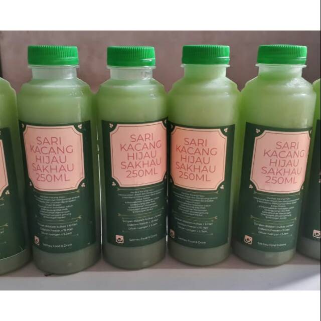 

minuman sari kacang hijau