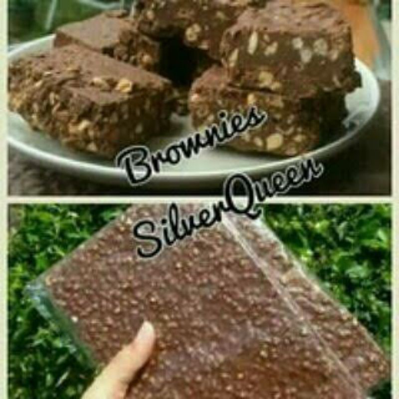 

SilverQueen Brownies mede, almond, kismis
