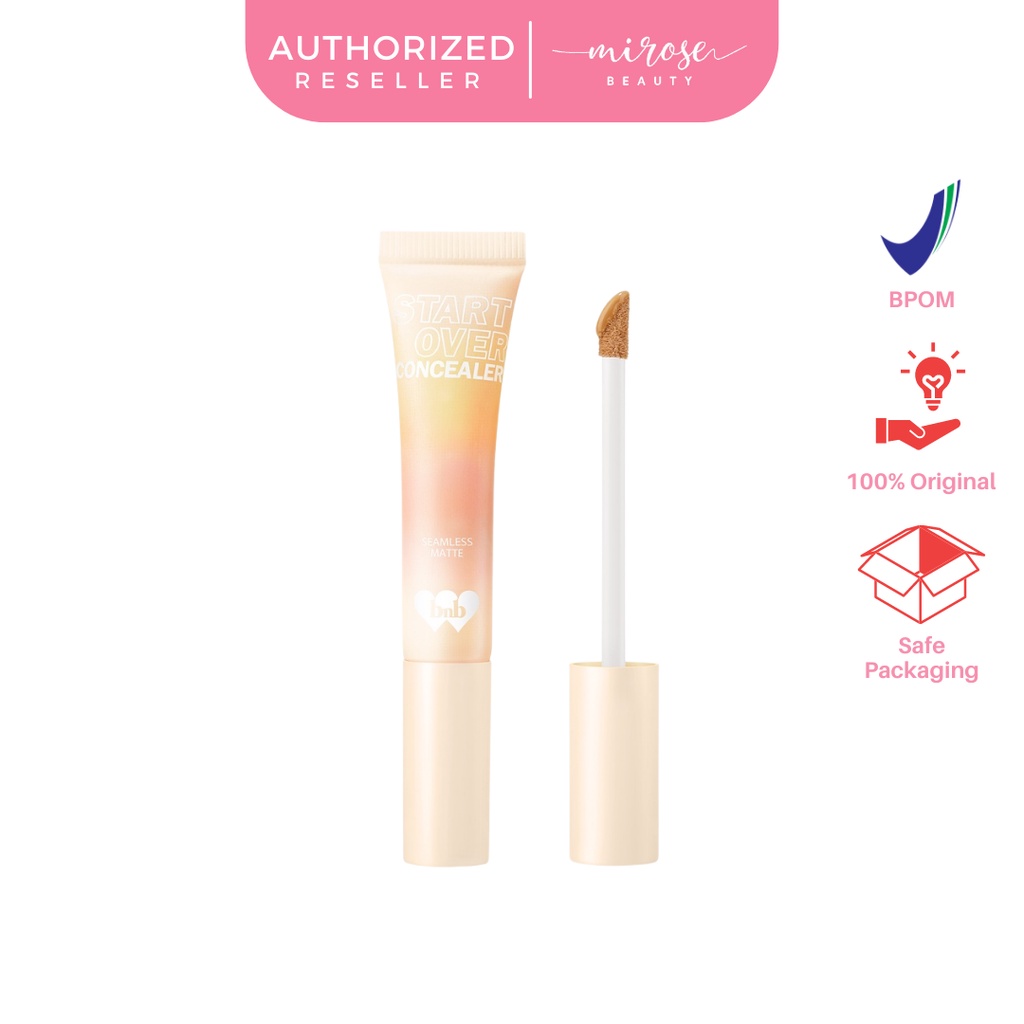 BNB barenbliss Korean Bloomatte Start-Over Concealer「Full Converage | Tahan Lama 24 Jam」