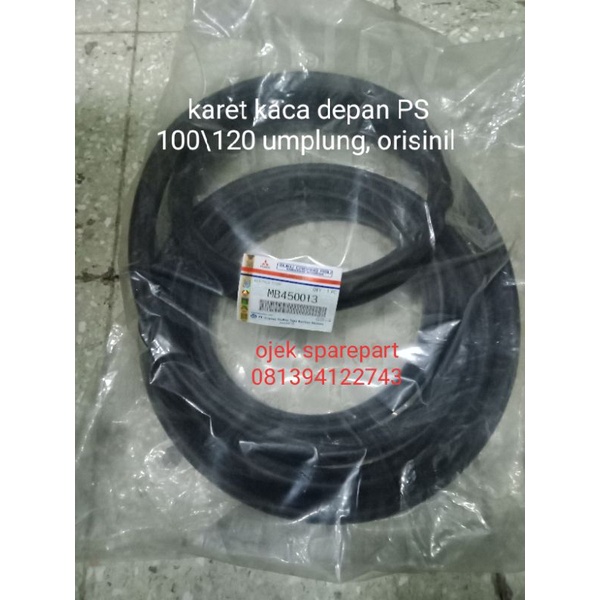 karet kaca depan mobil PS 100/120, umplung