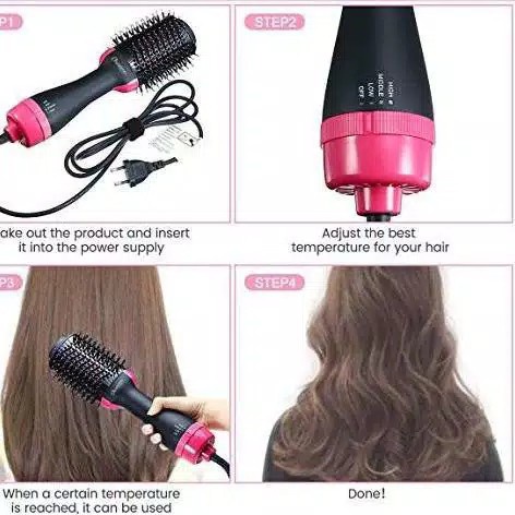 BISA BAYAR DITEMPAT One step brush hairdryer and styler sisir pengering, pelurus &amp; curly rambut elektrik 4 in 1 Grosir sisir catok rambut multifungsi Sutera99