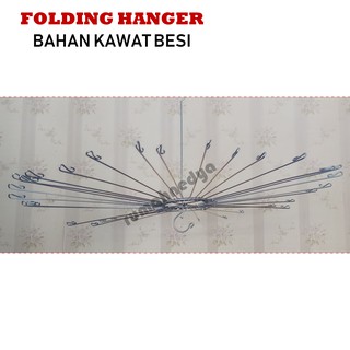 Gantungan Jemuran Baju Bayi Lipat Magic Folding Hanger ...