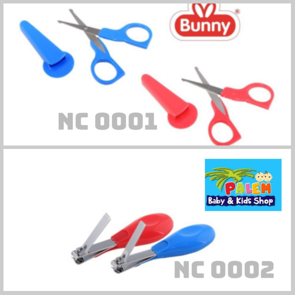 gunting kuku bayi gunting kecil dengan sarung penutup lusty bunny nc 0001