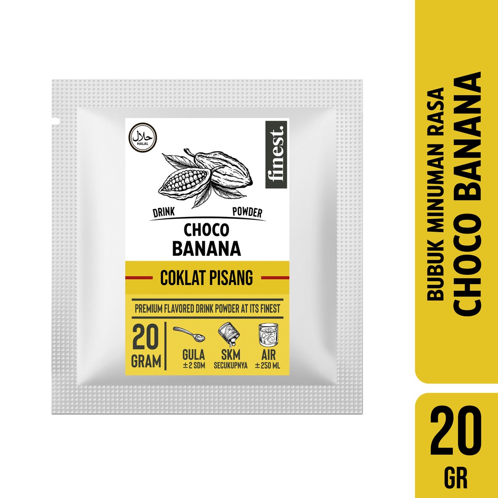 

Bubuk Minuman Rasa Choco Banana Drink Powder Kemasan Sachet 20 Gram