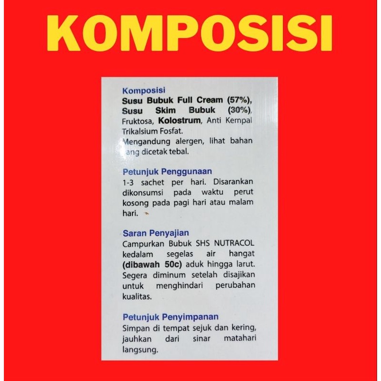 𝗦𝗛𝗦 𝗡𝗨𝗧𝗥𝗜𝗖𝗢𝗟 𝗦𝗨𝗦𝗨 𝗛𝗔𝗝𝗜 𝗠𝗘𝗥𝗞 𝗕𝗔𝗥𝗨 TINGGI KOLOSTRUM UNTUK MENINGKATKAN IMUNITAS-Expired 4 Feb 2024