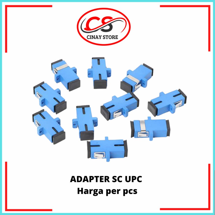 Jual Adapter SC UPC Fiber Optik Sambungan Connector Single Mode ...