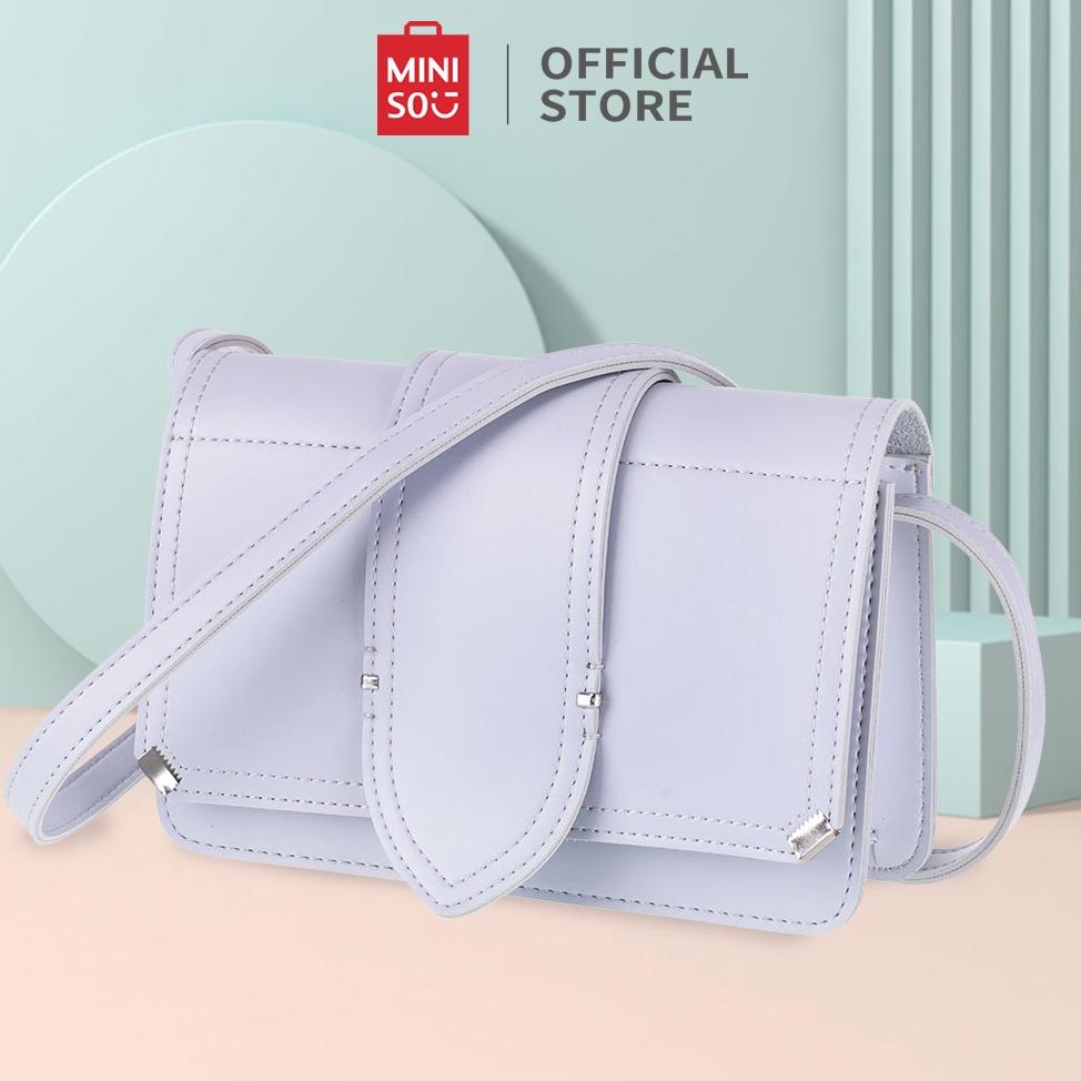 Miniso Tas Bahu Wanita Tas Selempang Crossbody Sling Bag Square Single Shoulder Terbaru Tas Selempan