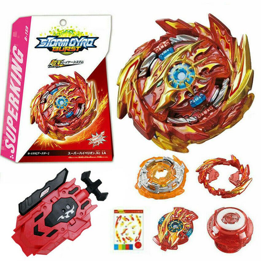 Set Mainan Gasing Beyblade Burst B159 Booster Super Hyperion. Xc Dengan Launcher