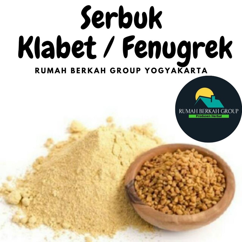 

Serbuk / bubuk hulbah/ Klabet / Fenugrek Asli Murni Tanpa Campuran 500gram