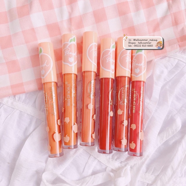 [ORI THAILAND] I Man Of Noble Peach Sweet Matte Lipgloss