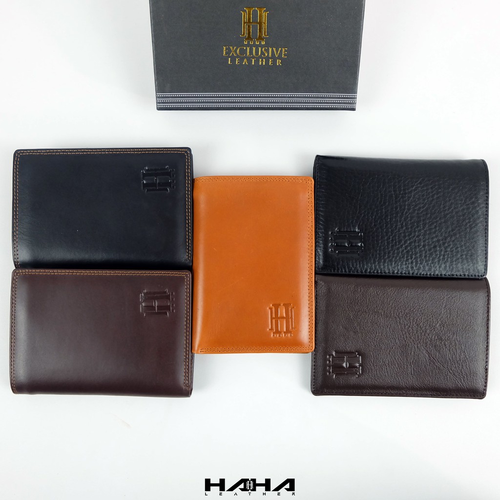 Dompet Pendek Lipat Pria BRONZE Bahan Kulit Asli - Originale Leather Wallet