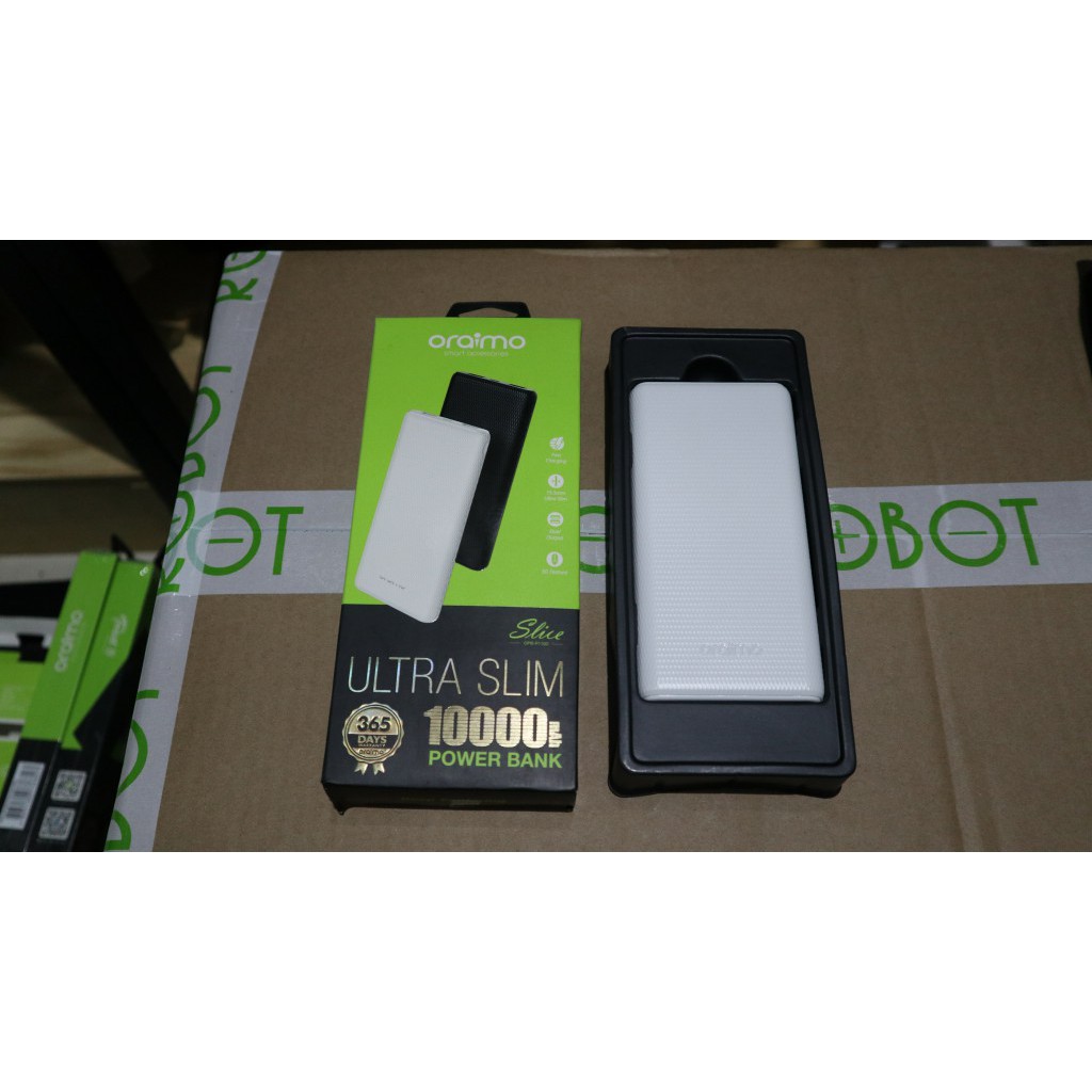 POWERBANK PB ORAIMO OPB-106D 10000 SLIM MAH POLYMER BATTERY TYPE