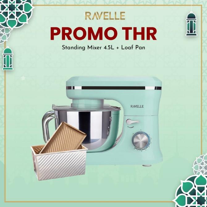 Stand Mixer 4.5 L - Standing Mixer - Ravelle - OCEAN GREEN