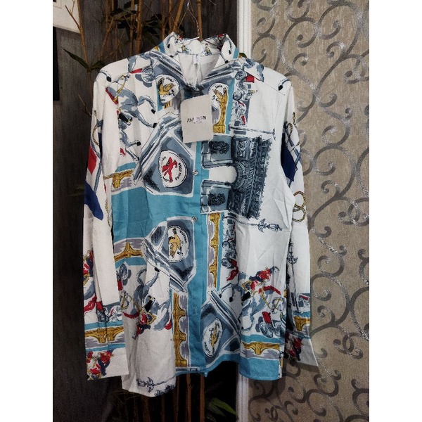 Kemeja Wanita Motif - louis Vuitton- all size