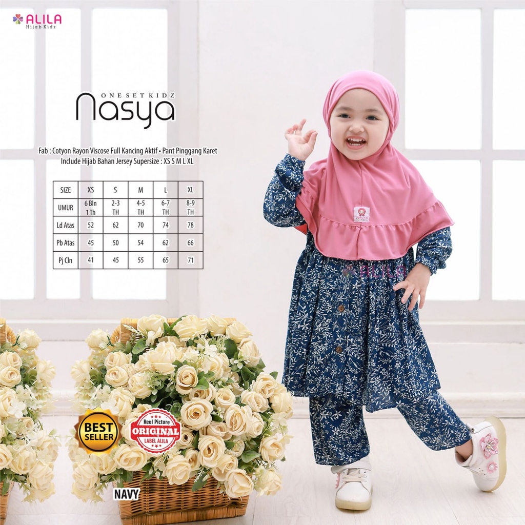 Baju Setelan Anak Perempuan Umur 4- 8 tahun Bahan Rayon Adem Premium Terbaru Lebaran