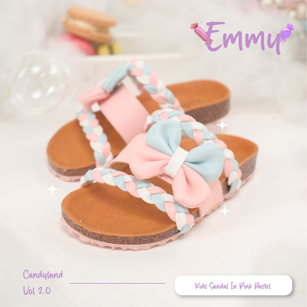 CLOEVKIDS - PRE ORDER Emmy Size 22-35 Sandal Kepang Pita Anak Lucu