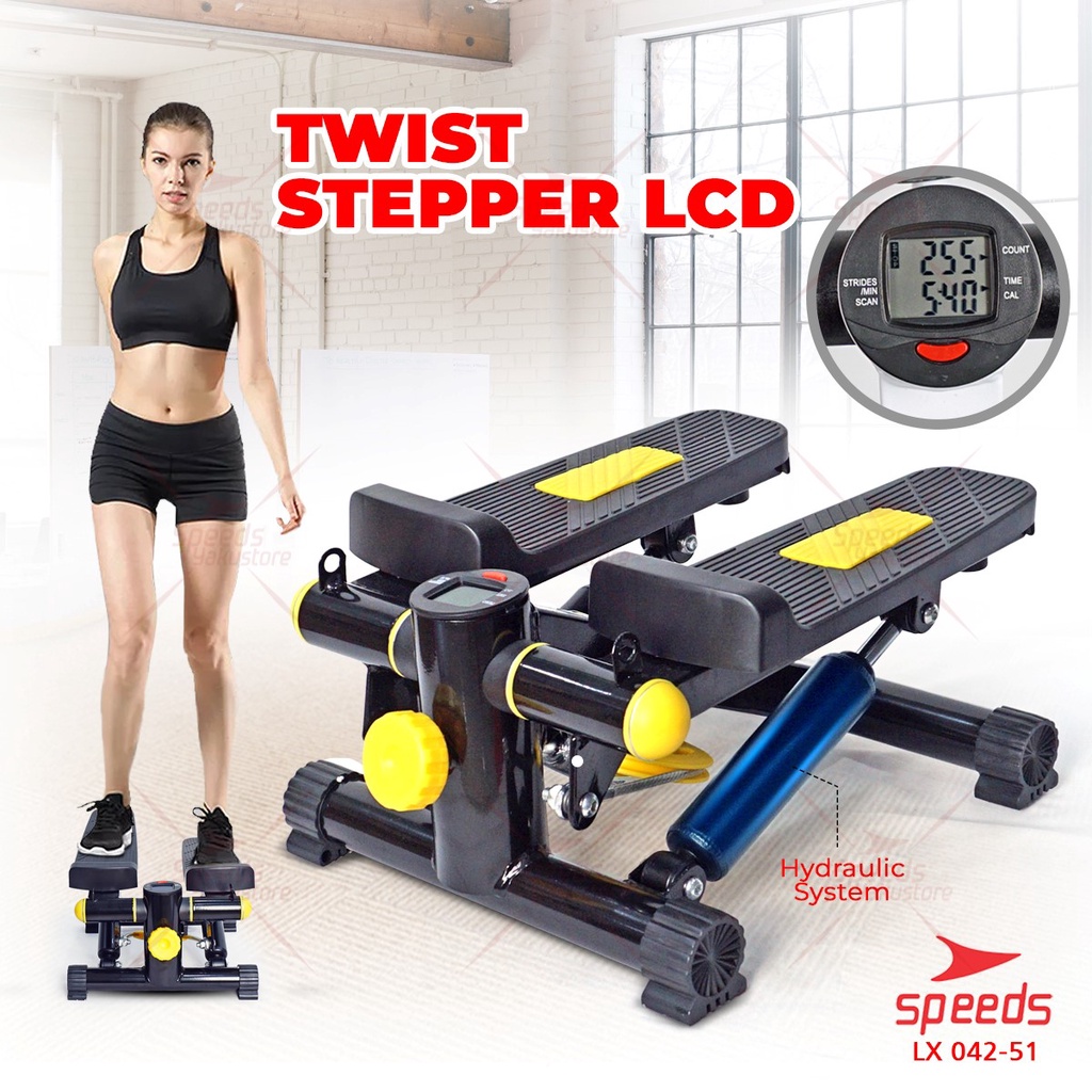 Jual Speeds Sport Alat Fitness Olahraga Stepper Hidrolik Layar Lcd